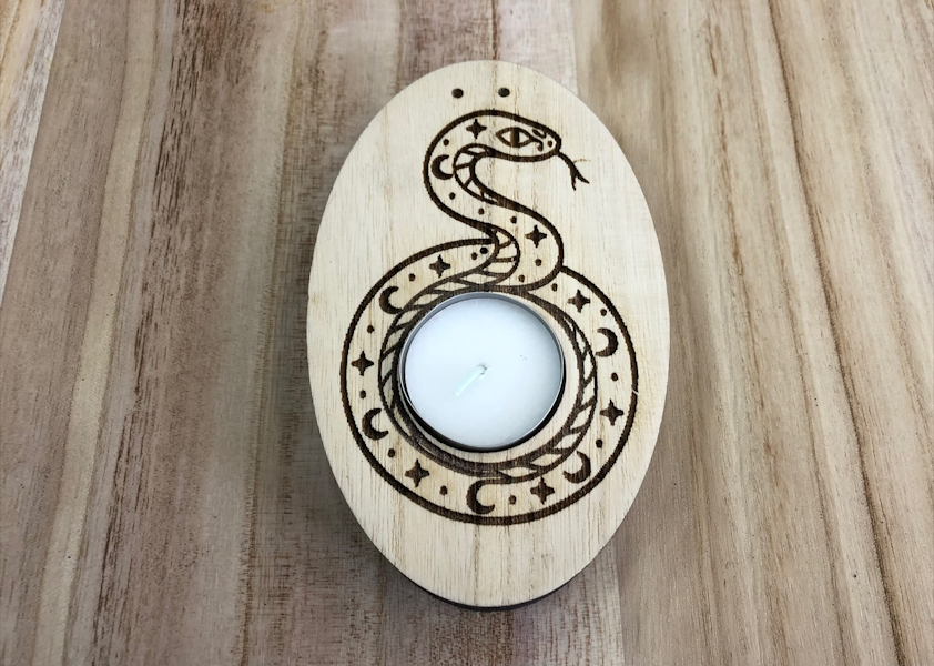 Quemador palo santo Serpiente